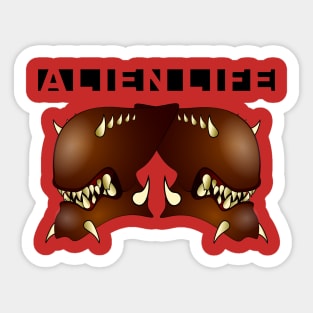 Alien Life Sticker